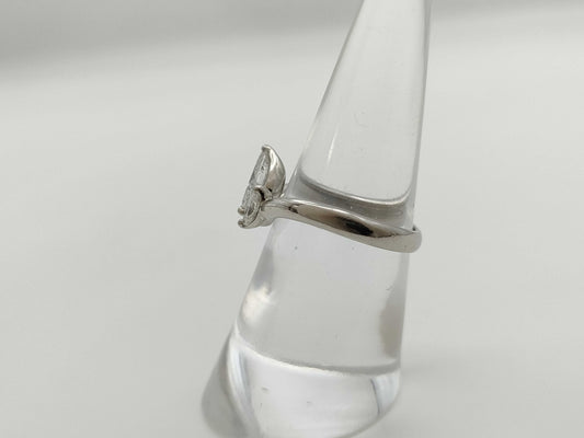 D0.56ct FD0.17ct Pt900 4.6g Ring 