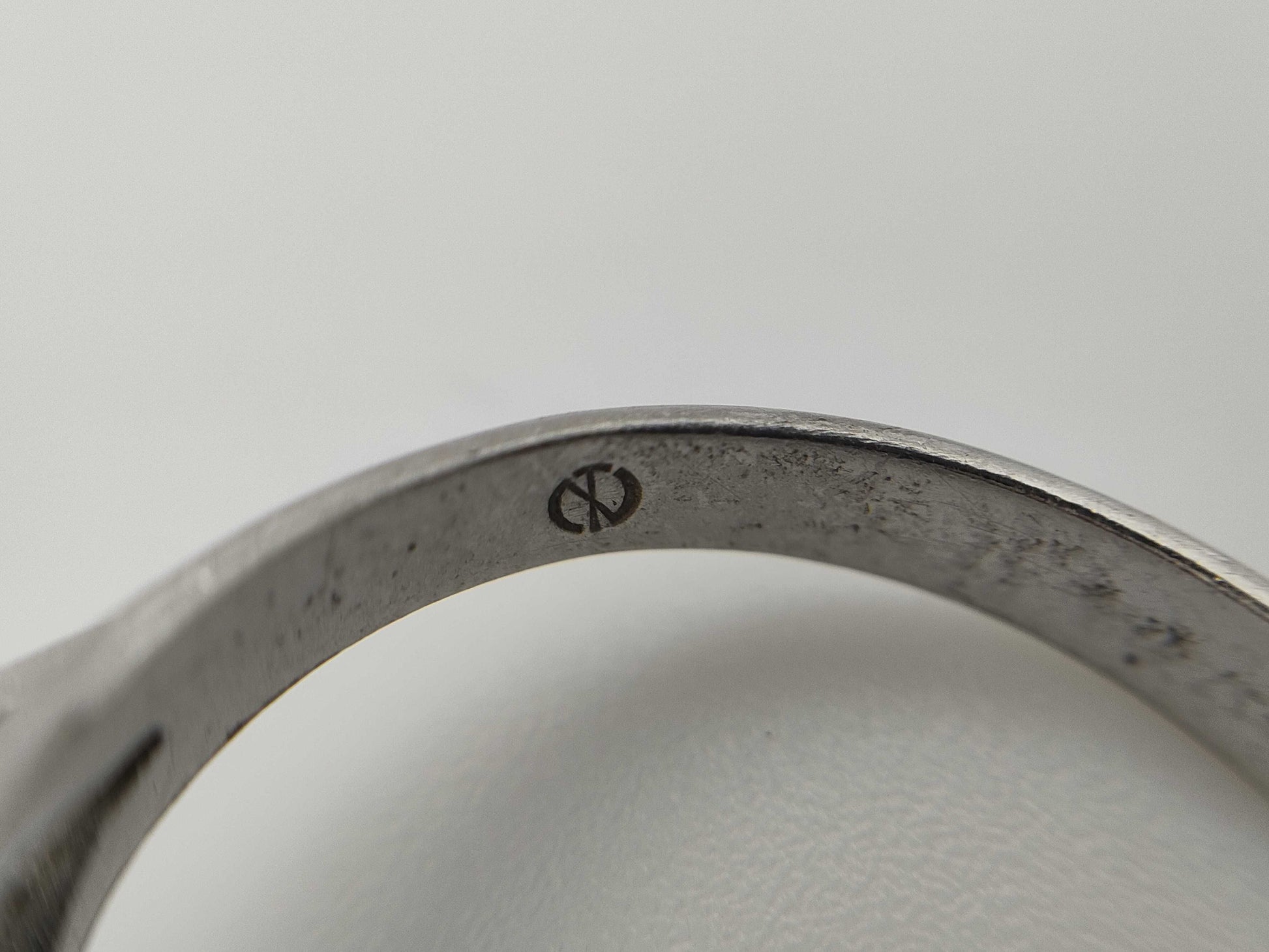 G 7.49ct Diamond Pt900 8.3g Ring 