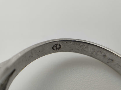 G 7.49ct Diamond Pt900 8.3g Ring 