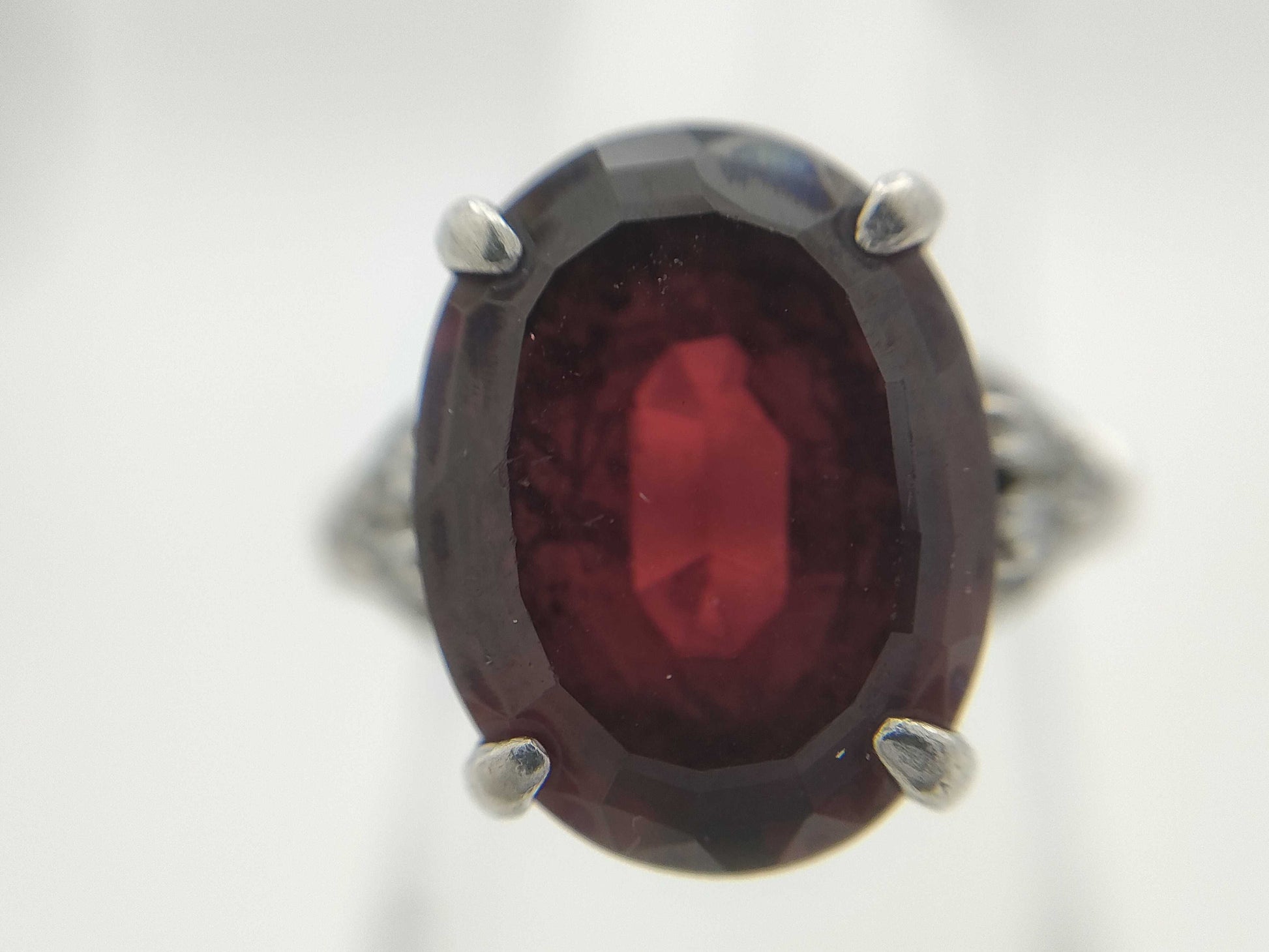 G 7.49ct Diamond Pt900 8.3g Ring 