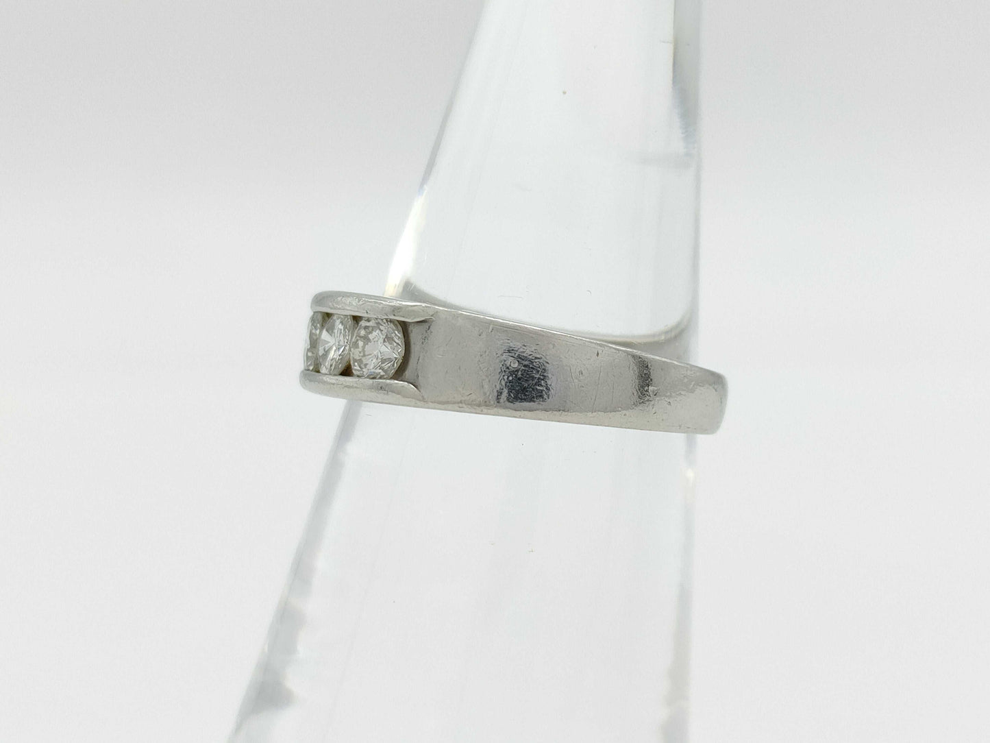 D1.00ct Pt900 5.3g Ring 