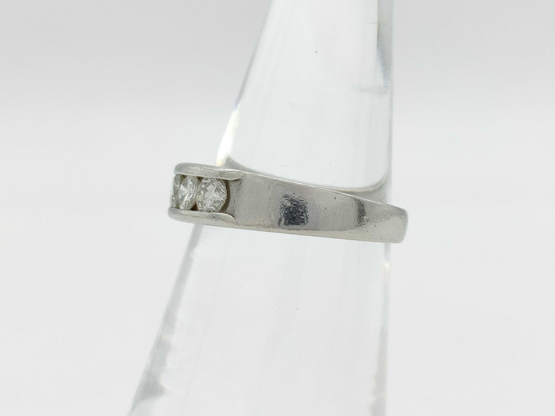 D1.00ct Pt900 5.3g Ring 