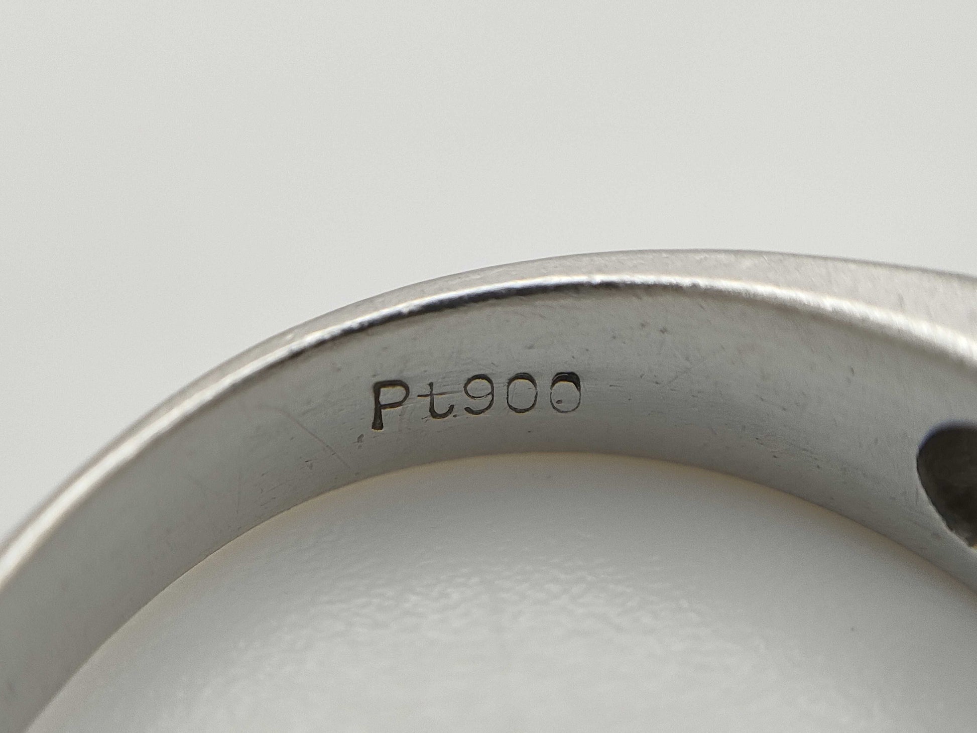 D1.00ct Pt900 5.3g Ring 