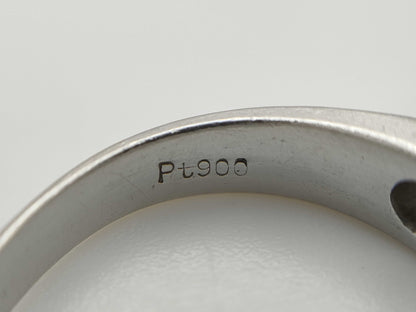 D1.00ct Pt900 5.3g Ring 
