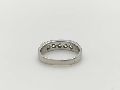 D1.00ct Pt900 5.3g Ring 