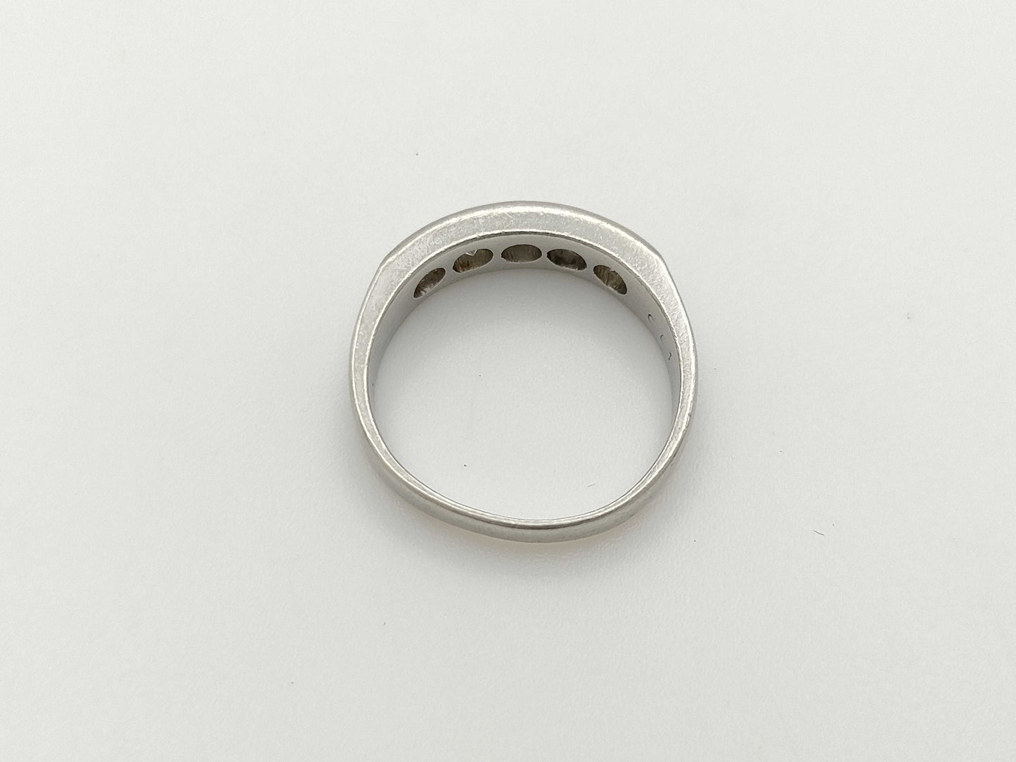 D1.00ct Pt900 5.3g Ring 