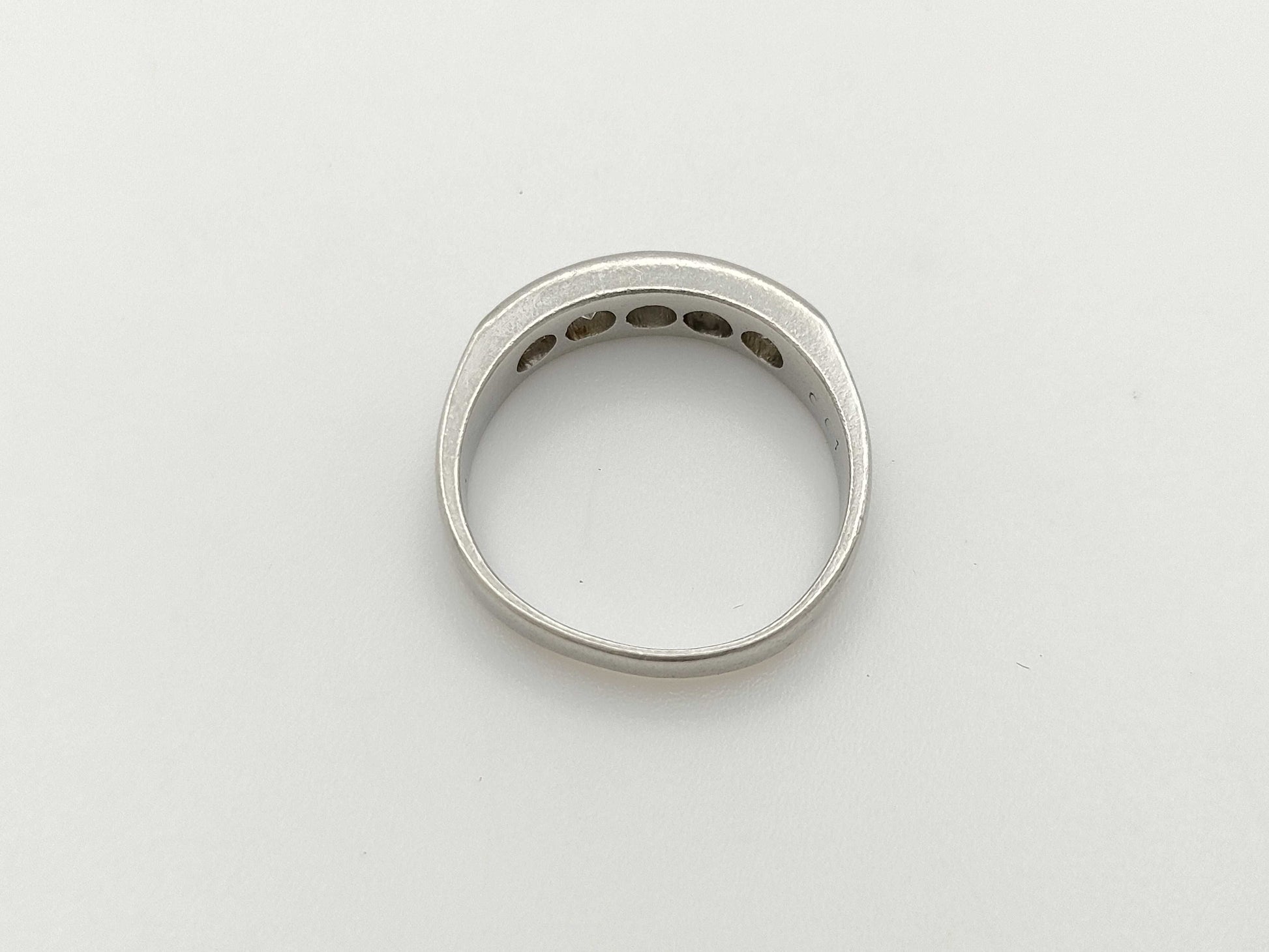 D1.00ct Pt900 5.3g Ring 