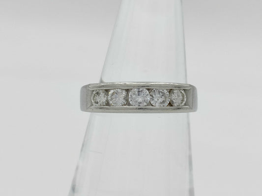 D1.00ct Pt900 5.3g Ring 