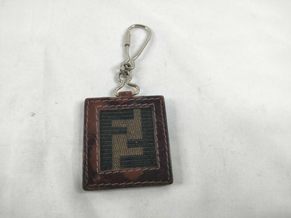 FENDI Zucca Pattern FENDI Zucca Keychain Key Case Keychain