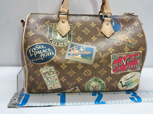 LOUIS VUITTON LV Flight Mode Collection Speedy 30 Handbag