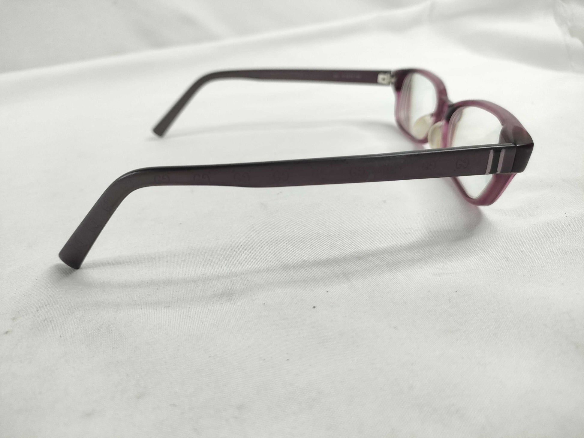 GUCCI GUCCI Eyeglasses SHJ51□~ Prescription Lenses Wine Red Used Sunglasses Only