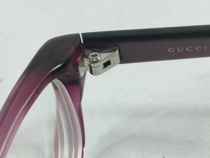 GUCCI GUCCI Eyeglasses SHJ51□~ Prescription Lenses Wine Red Used Sunglasses Only