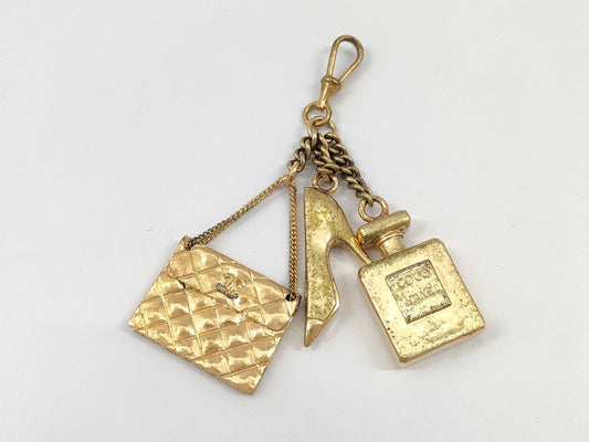 CHANEL CHANEL Plated Charm GP Perfume/Heel/Bag Motif Other Accessories