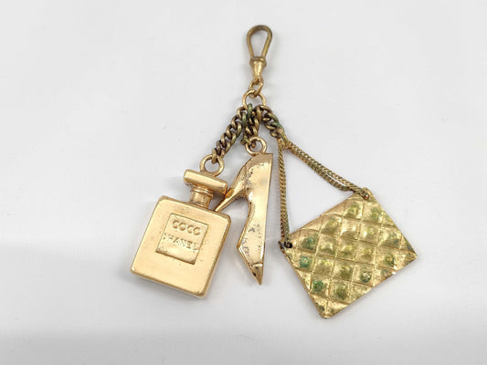 CHANEL CHANEL Plated Charm GP Perfume/Heel/Bag Motif Other Accessories