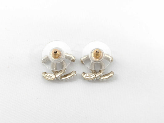 CHANEL CHANEL Coco Mark Earrings A13B GP Earrings