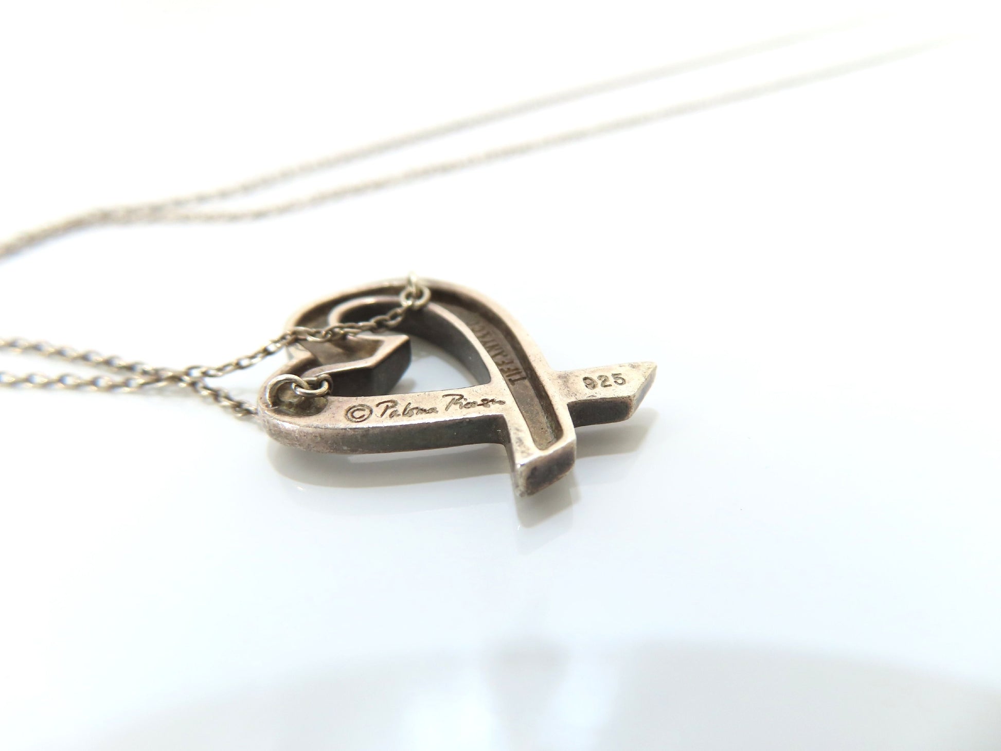 Tiffany & Co. Loving Heart TIFFANY & Co. Necklace, Loving Heart, 925, 4.4g, Minor Scratches