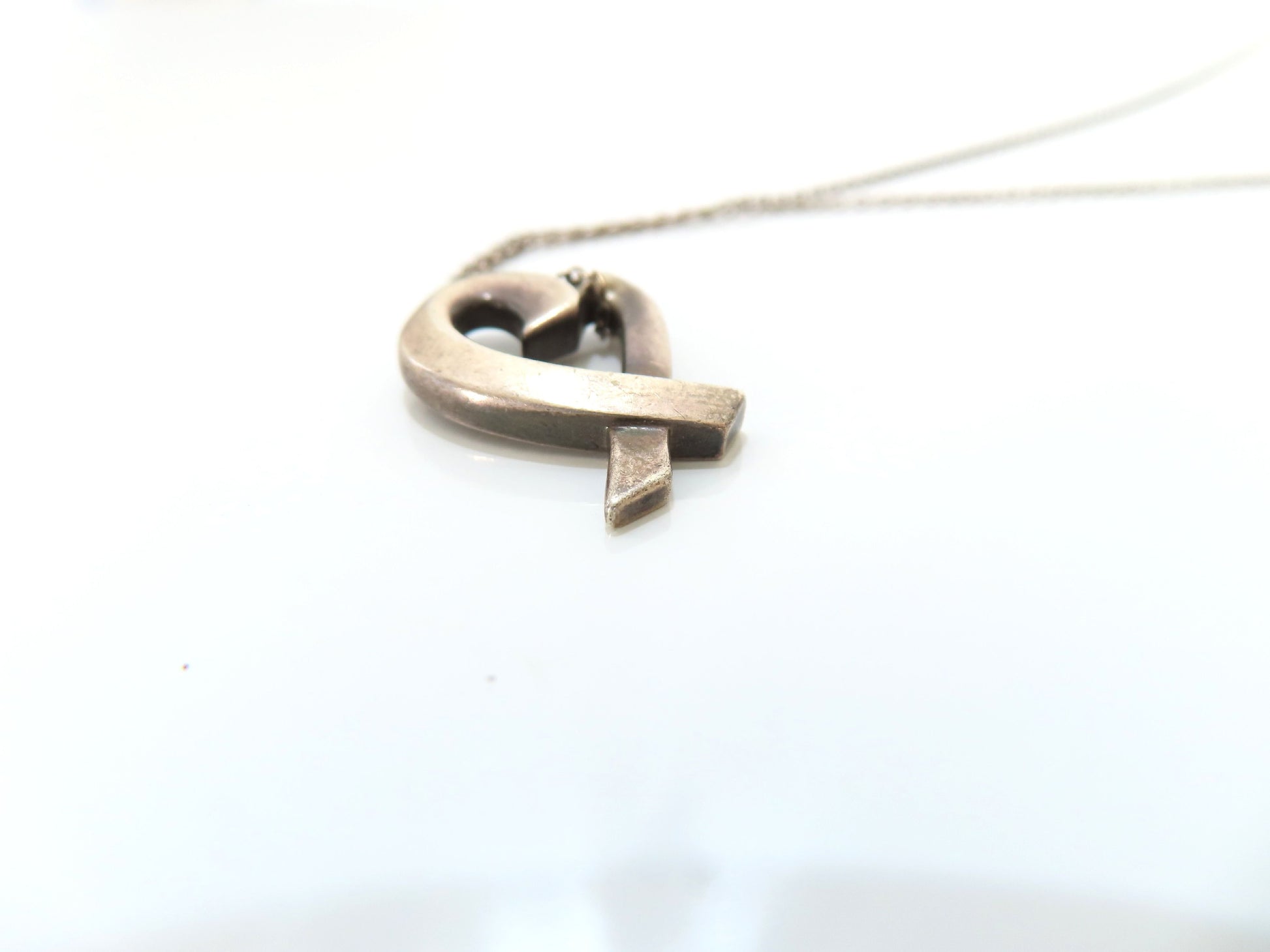 Tiffany & Co. Loving Heart TIFFANY & Co. Necklace, Loving Heart, 925, 4.4g, Minor Scratches