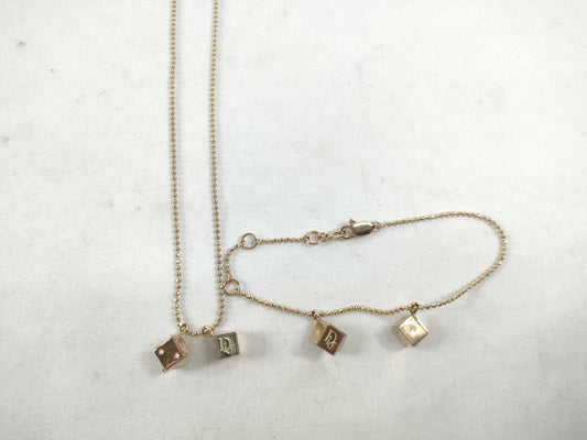 Dior Christian Dior Cube Necklace/Bracelet GP Accessories Summary Accessories Summary 
