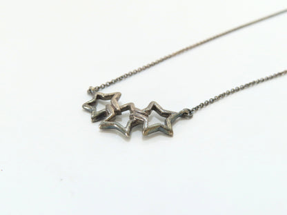 Tiffany & Co. TIFFANY & Co. Triple Star Necklace 925 2.7g Necklace
