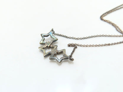 Tiffany & Co. TIFFANY & Co. Triple Star Necklace 925 2.7g Necklace