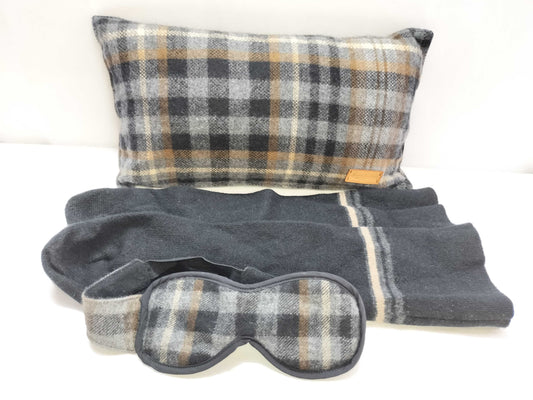 LOUIS VUITTON LV Wool Cushion Check Pattern Very Little Used Other Accessories