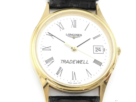 LONGINES Tradewell Quartz White Dial Unmoving Boys' Watch