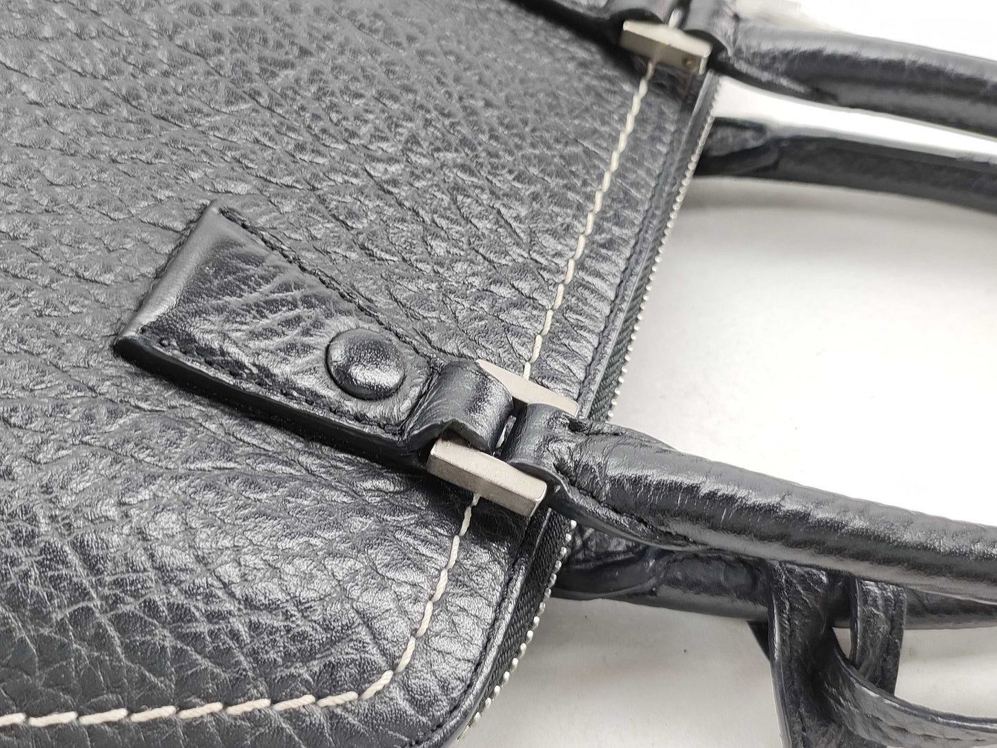 Margiela 5AC Shoulder Bag, Black Leather Handbag