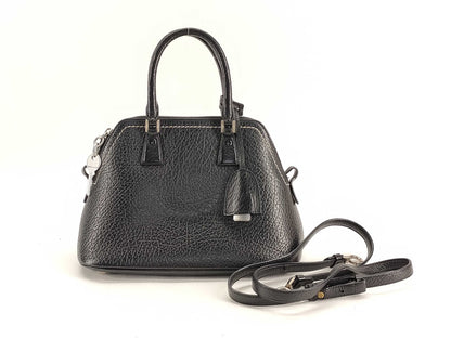 Margiela 5AC Shoulder Bag, Black Leather Handbag
