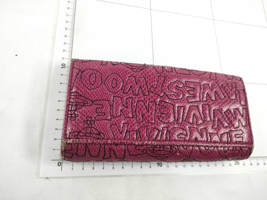 Vivienne Westwood Vivienne Westwood long wallet pink logo wallet