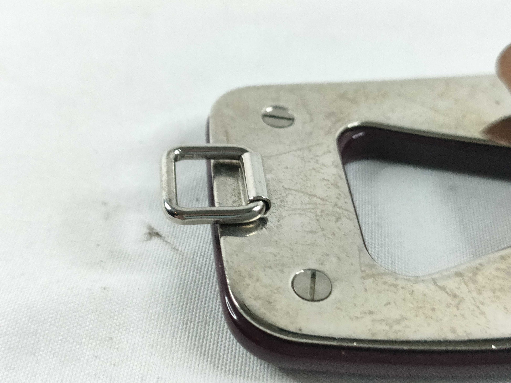 PRADA PRADA Belt Plastic Chain/Rubber Brown Belt