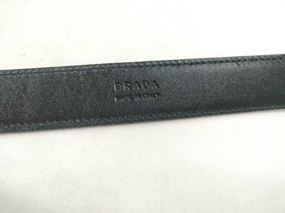 PRADA PRADA Belt Black Leather Belt