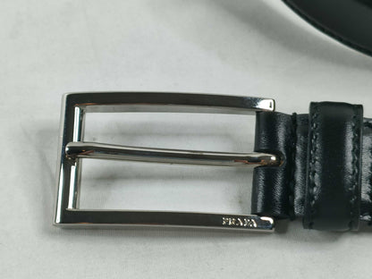 PRADA PRADA Belt Black Leather Belt