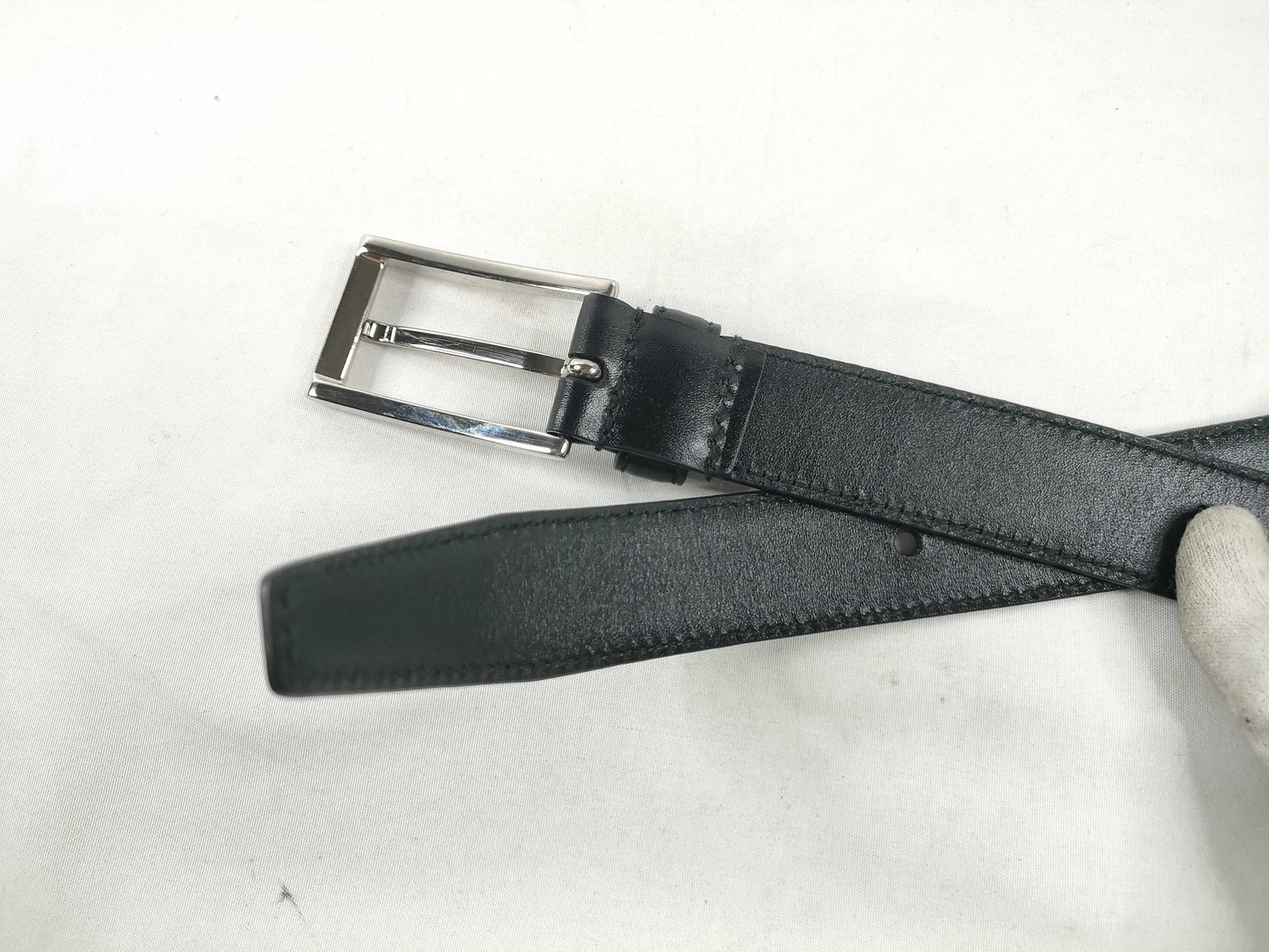 PRADA PRADA Belt Black Leather Belt
