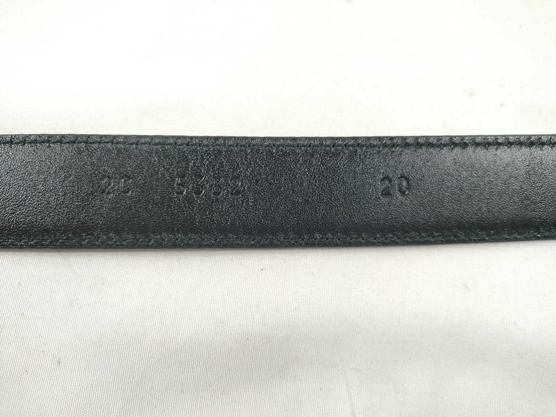 PRADA PRADA Belt Black Leather Belt
