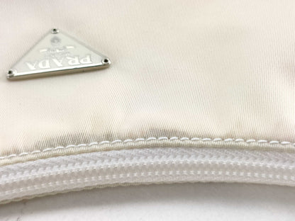 PRADA Nylon Prada One-Shoulder Beige Tessuto MV515 Card Shoulder Bag