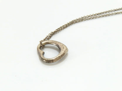 Tiffany & Co. Open Heart Necklace, 925, 3.1g