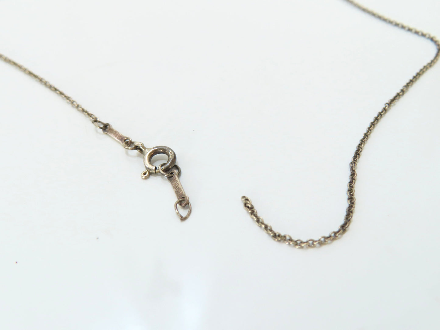Tiffany & Co. Open Heart Necklace, 925, 3.1g