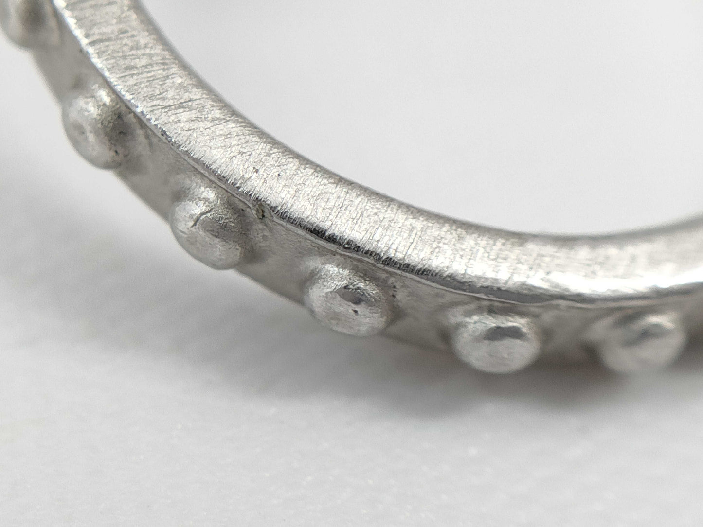 CHANEL CHANEL Plated Ring Opal Style/Silver Plated 02C Ring