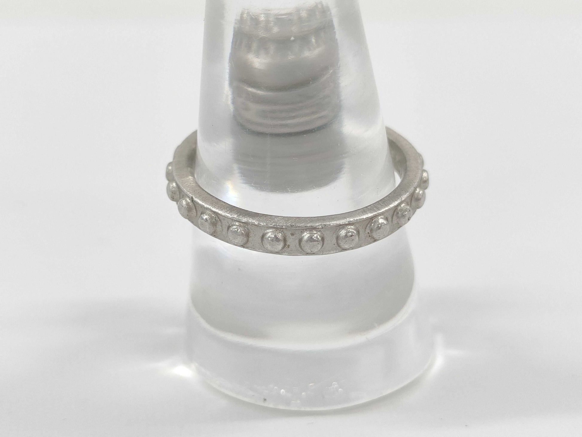 CHANEL CHANEL Plated Ring Opal Style/Silver Plated 02C Ring