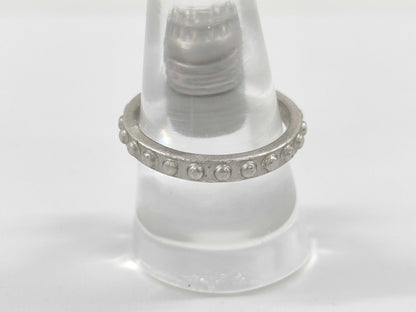 CHANEL CHANEL Plated Ring Opal Style/Silver Plated 02C Ring