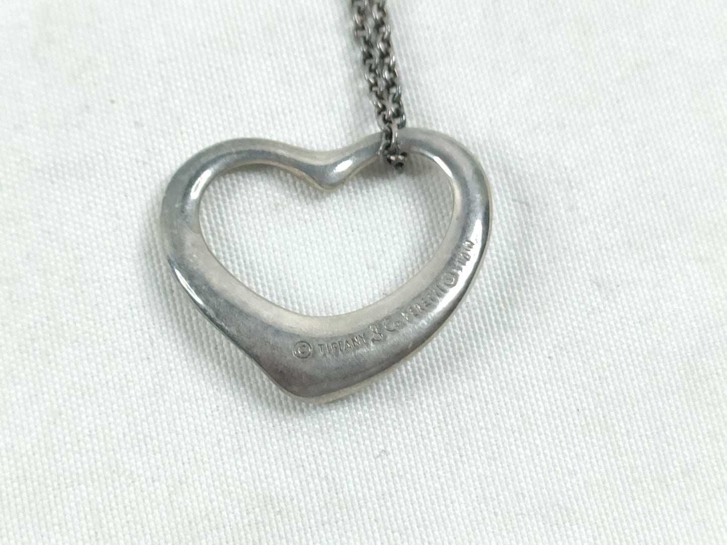 Tiffany & Co. Open Heart TIFFANY & Co. Open Heart Necklace 925 4.8g Necklace