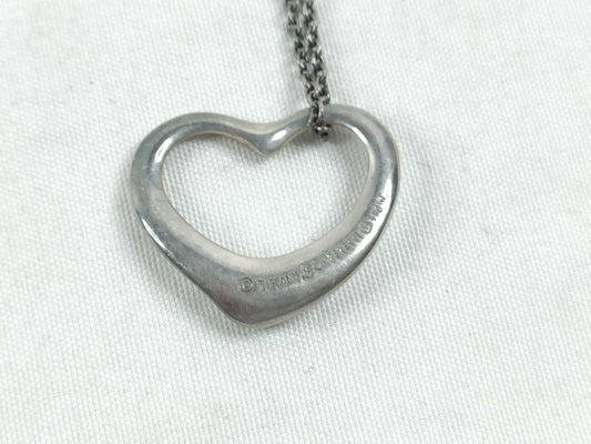 Tiffany & Co. Open Heart TIFFANY & Co. Open Heart Necklace 925 4.8g Necklace