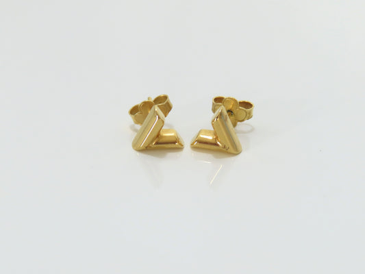 LOUIS VUITTON LV Essential V Earrings M68153 LE1213 GP Earrings
