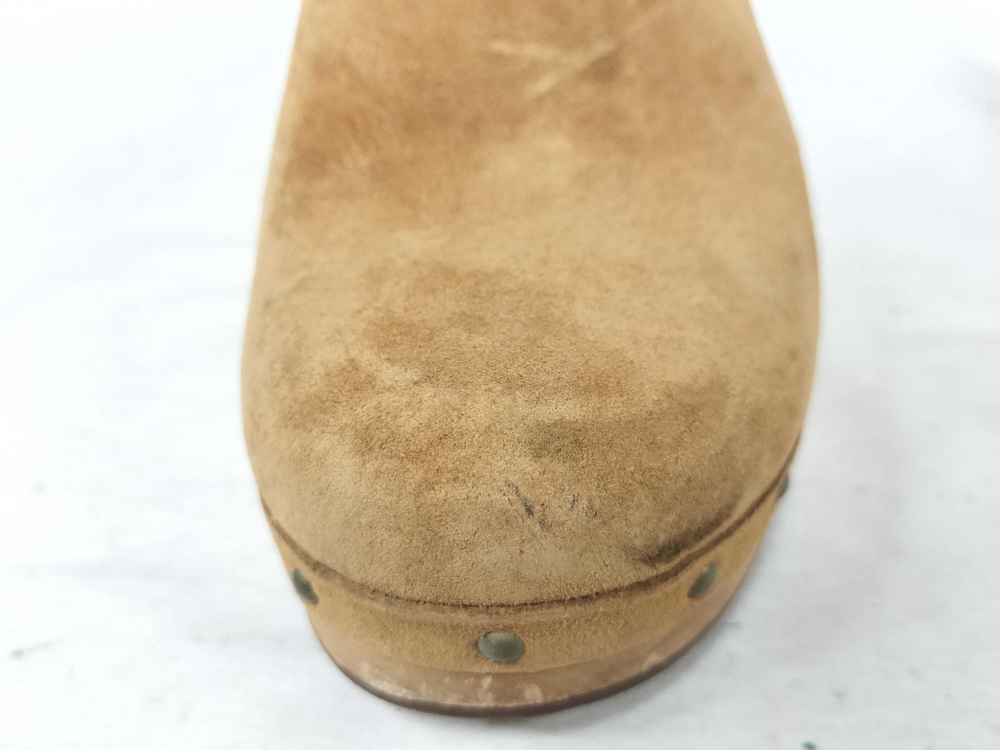 UGG Women's Brown Wood Sole Mule Sandals