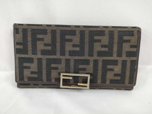 FENDI Zucca pattern FENDI Zucca long wallet
