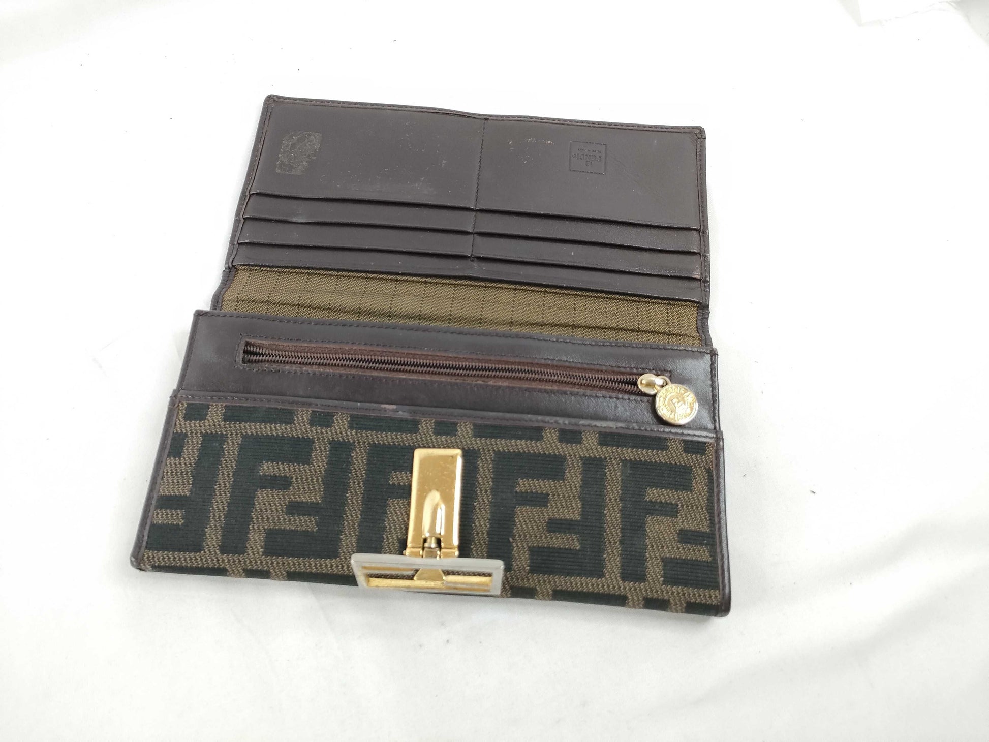 FENDI Zucca pattern FENDI Zucca long wallet