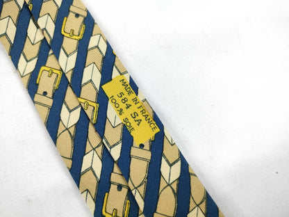HERMES Hermes Tie Yellow/With Tag Other Accessories