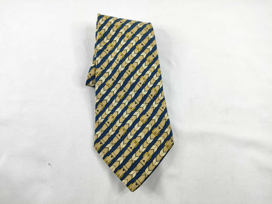 HERMES Hermes Tie Yellow/With Tag Other Accessories