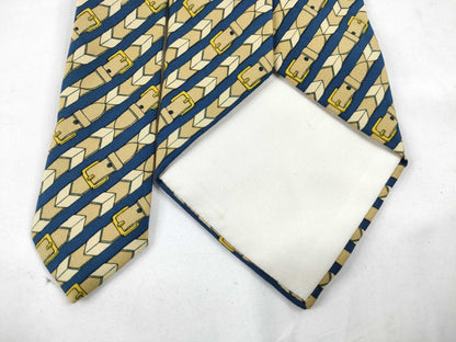HERMES Hermes Tie Yellow/With Tag Other Accessories