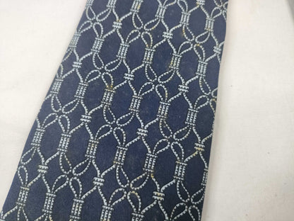 HERMES Hermes Tie Navy/With Tag Other Accessories